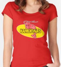 Kamekona's Shrimp Women's Fitted Scoop T-Shirt