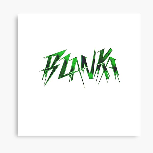 Impression Sur Toile Logo Pnl Blanka Par Floriansplash Redbubble