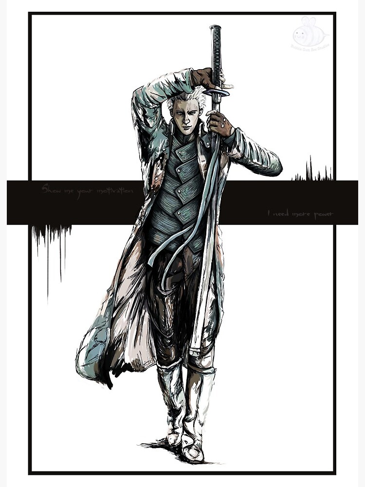  Devil May Cry Vergil Canvas Art Poster and Wall Art