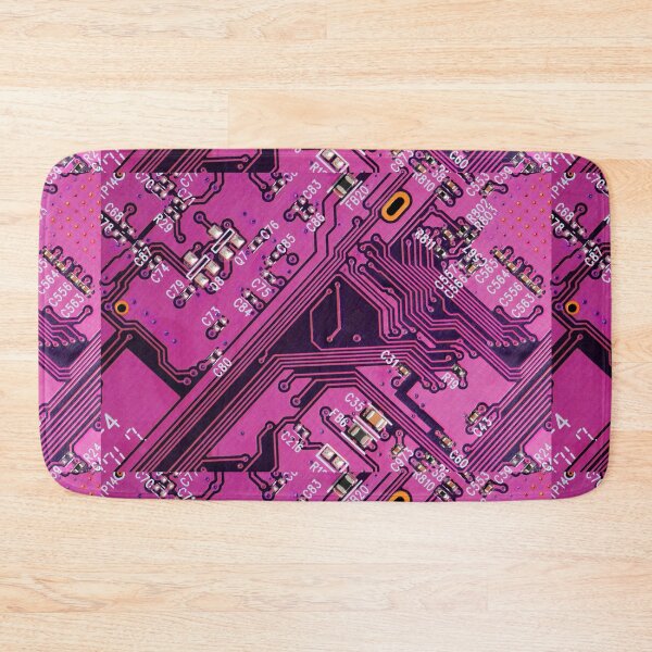 Item preview, Pink circuit board designed and sold by leobrix.