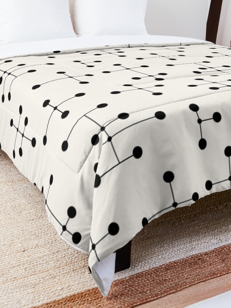 Alternate view of Midcentury Modern Dots 44-custom Comforter
