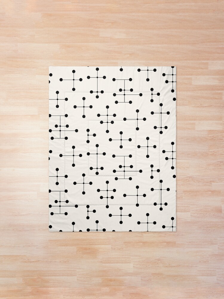 Alternate view of Midcentury Modern Dots 44-custom Comforter