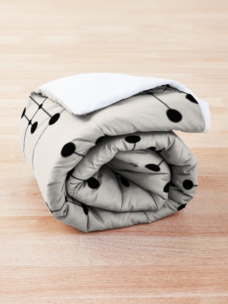 Alternate view of Midcentury Modern Dots 44-custom Comforter