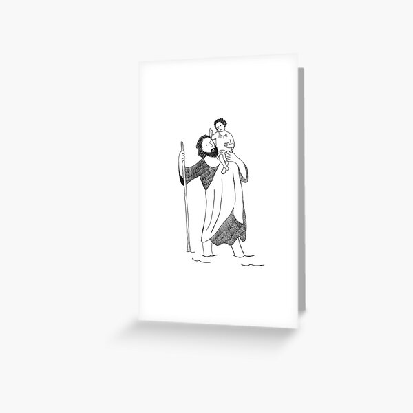 Item preview, St. Christopher designed and sold by Chris Corbin.