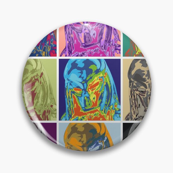 Item preview, Predator Warhol Inspired Pop Art 3x3 designed and sold by fastandre.