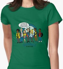 Greendale the Animated Series Women's Fitted T-Shirt