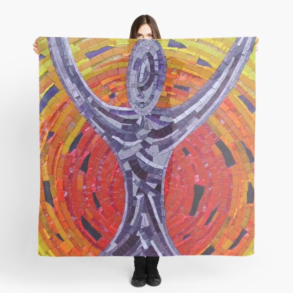 Growth Mosaic by Sue Kershaw Scarf