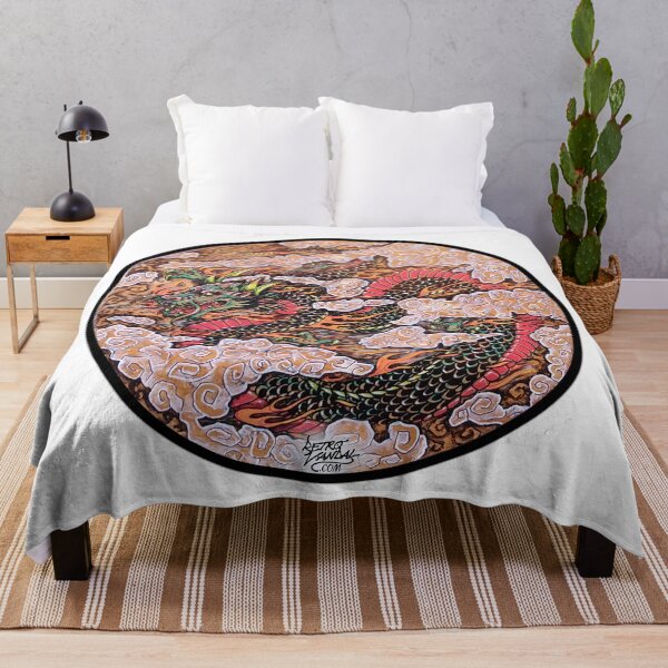 Item preview, Tattoo Style Dragon Irezumi Oriental Japanese Hand Drawn designed and sold by RetroVandal.