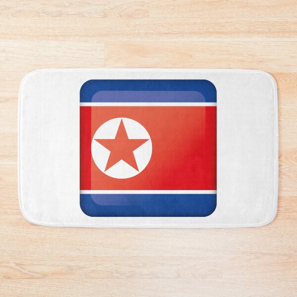 Item preview, Icon representing button flag of North Korea. Ideal for catalogs of institutional materials and geography designed and sold by LucianoCosmo.