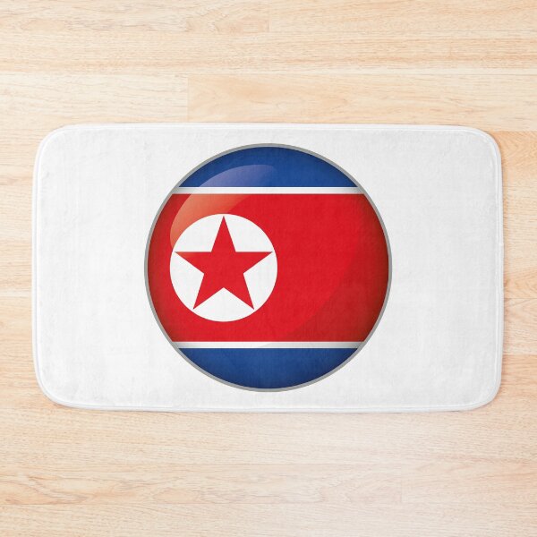 Item preview, Icon representing button flag of North Korea. Ideal for catalogs of institutional materials and geography designed and sold by LucianoCosmo.