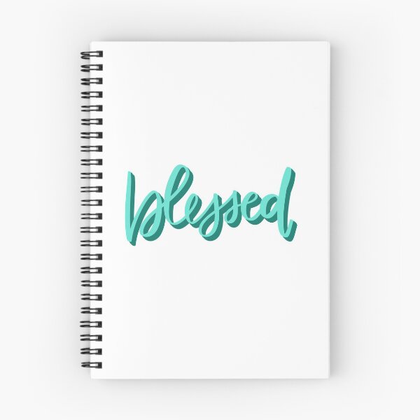 Item preview, Blessed -  hand lettered scripted word designed and sold by Ilze Lucero.