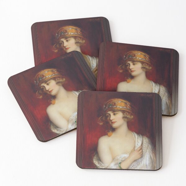 Item preview, A Young Beauty by Albert Lynch Fine Art Old Masters Reproduction designed and sold by Xzendor7 Digital Art Creations.