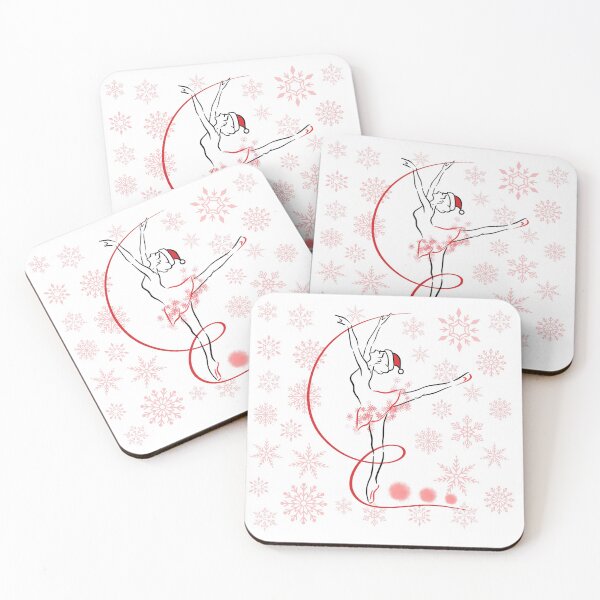 Item preview, Christmas Santa Ballet Ballerina and Dancer for Holidays designed and sold by Kate Hyunsu Cho.