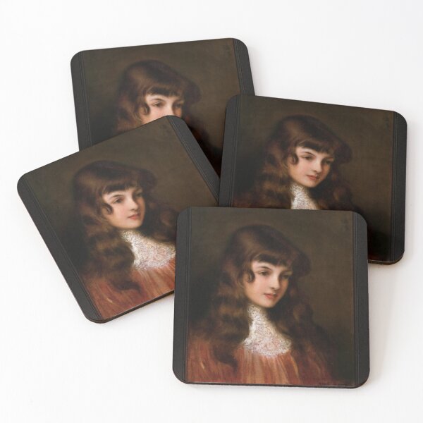 Item preview, Portrait De Jeune Fille by Albert Lynch Old Masters Reproduction designed and sold by Xzendor7 Digital Art Creations.