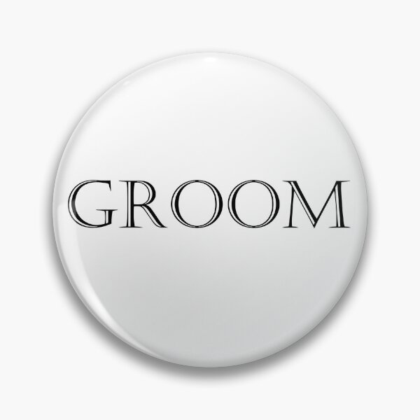 Item preview, Groom in black font designed and sold by MOBpubdesign.