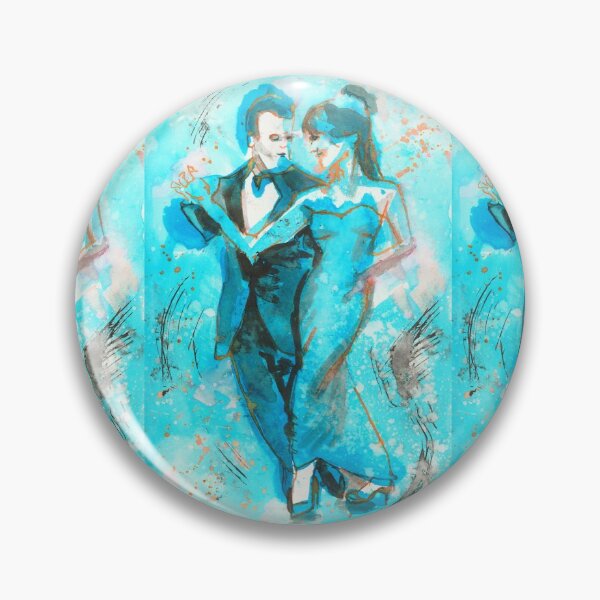 Item preview, Blue and Orange Abstract Dancers designed and sold by Kyleacharisse.