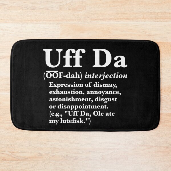Item preview, Uff Da Definition designed and sold by King-Novelties.