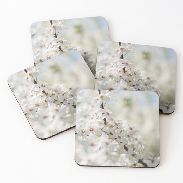 Item preview, White cherry flowers designed and sold by lena-maximova.