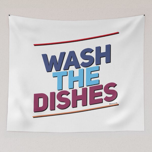 Item preview, Wash The Dishes designed and sold by weavernap.