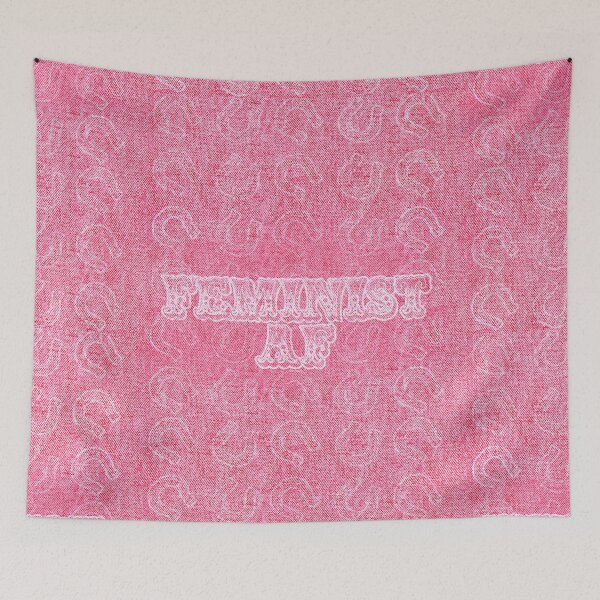 Item preview, Equestrian Inspired Faded Denim Feminist AF designed and sold by stephensking.