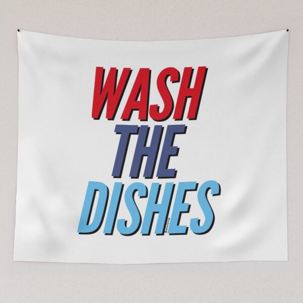 Item preview, Wash The Dishes designed and sold by weavernap.