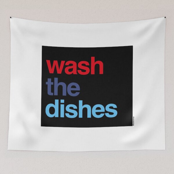 Item preview, Wash The Dishes designed and sold by weavernap.