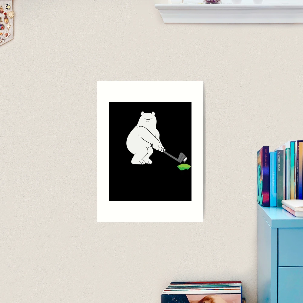 Golf - polar bear with golf club