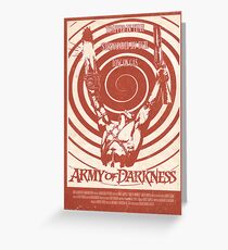 Army of Darkness (1992) Custom Poster Greeting Card