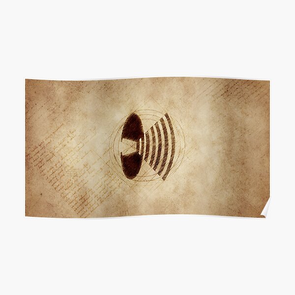 Behind The Wheel - Leonardo Da Vinci Poster