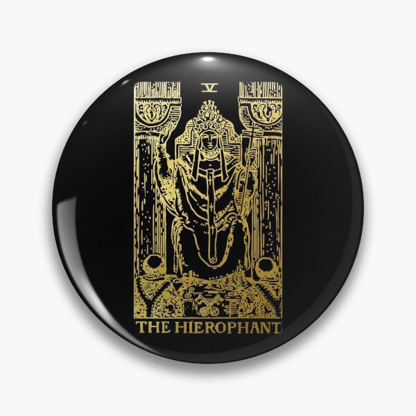 Item preview, Tarot Card The Hierophant Gold Deck  designed and sold by Michallandsberg.