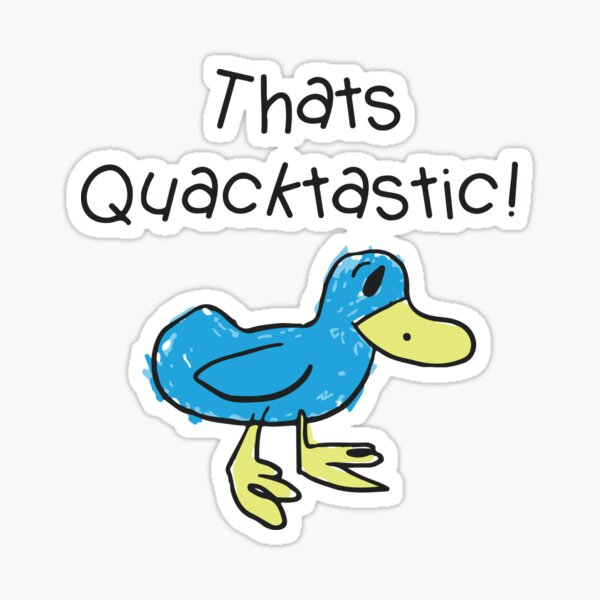 Vista previa del artículo con la obra «Un pato azul», diseñado y vendido por HeyBeardMon.