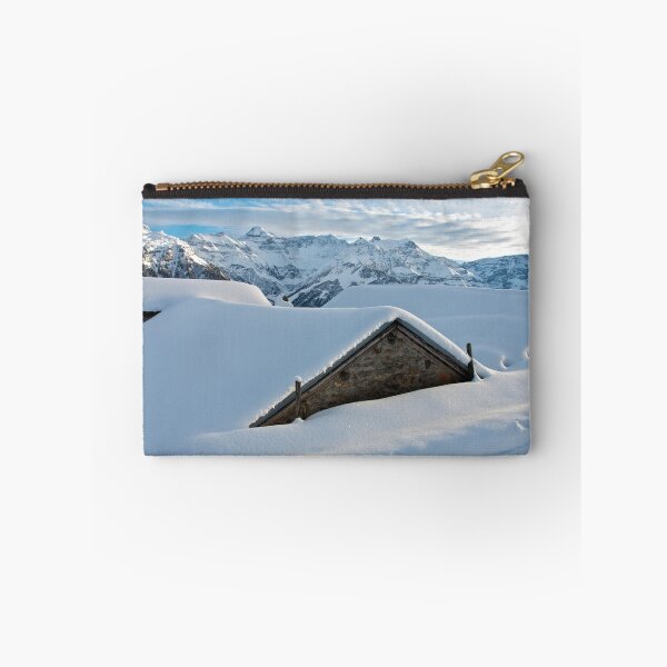 Item preview, Snowed in Alpine barns designed and sold by mamba.