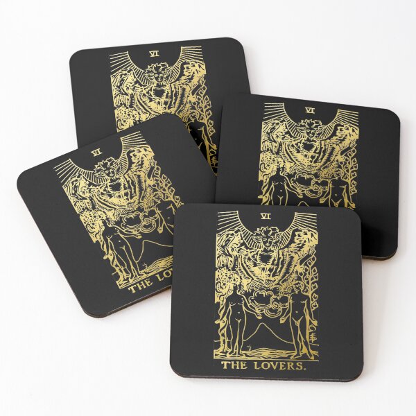 Item preview, Tarot Card The Lovers Gold Deck  designed and sold by Michallandsberg.