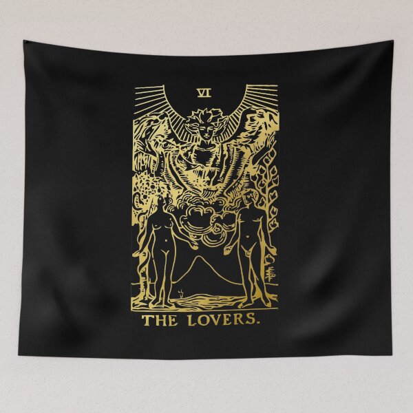 Item preview, Tarot Card The Lovers Gold Deck  designed and sold by Michallandsberg.