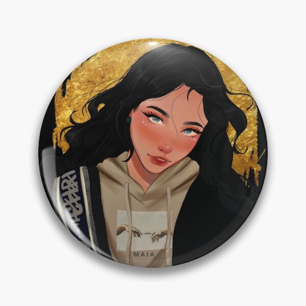 Item preview, Pretty Anime Girl Wearing Adam Creation Hoodie designed and sold by maia0o.