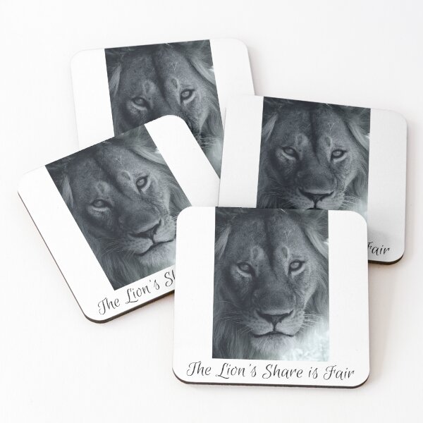Item preview, The Lion's Share Is Fair designed and sold by SmartCastle.