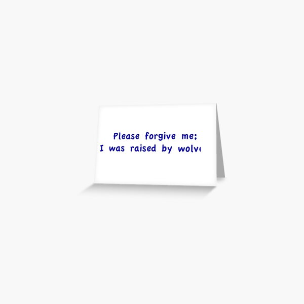 Wolf Pack Greeting Card