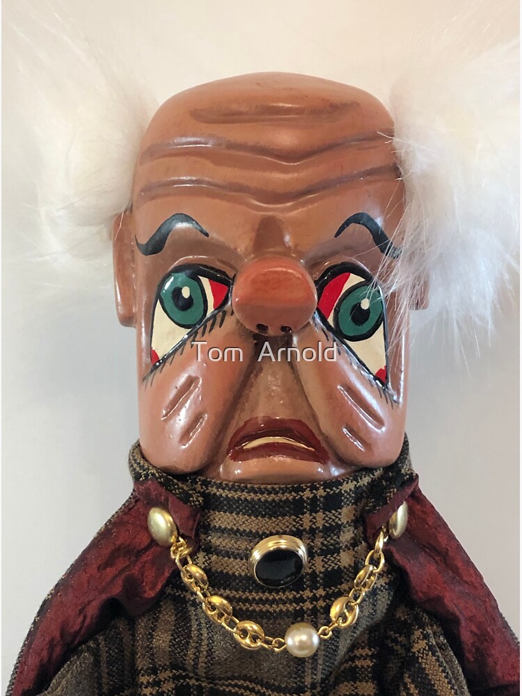 "Grumpy Old Man Puppet" Sticker for Sale by TomArnold Redbubble