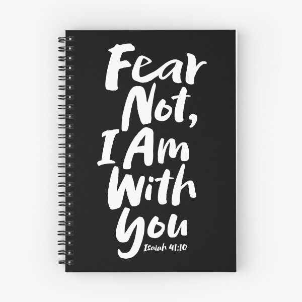 Item preview, FEAR NOT, I AM with you Religious Faith God Jesus - Isaiah 41:10 designed and sold by 26-Characters.