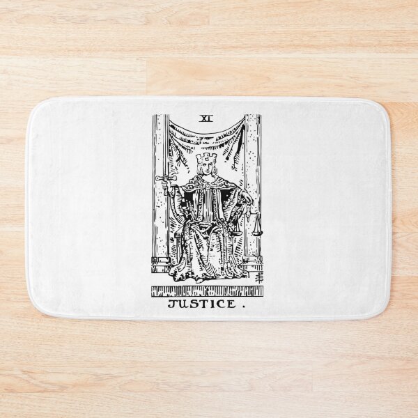Item preview, Justice tarot card deck  designed and sold by Michallandsberg.