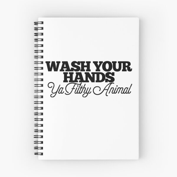 Item preview, Wash Your Hands Ya Filthy Animal Funny Bathroom Toilet Joke Sign designed and sold by Astrogearstore.