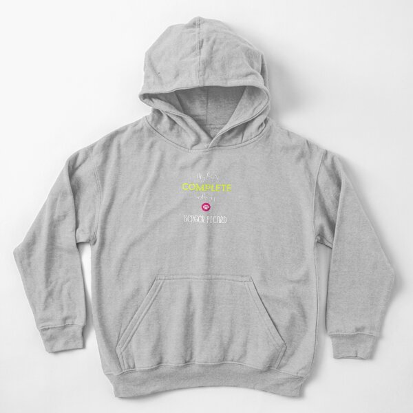 My Life's Complete With My Berger Picard - Berger Picard Gift Idea Kids Pullover Hoodie