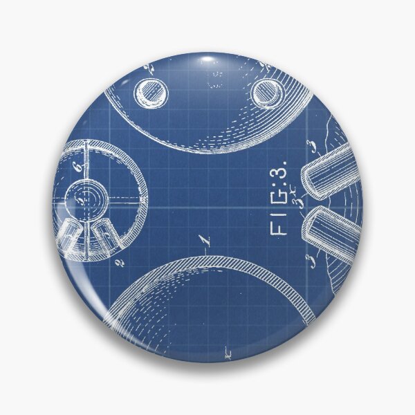Item preview, 53 1 Tenpin Ball Patent Year 1897 Blue Blueprint designed and sold by drawspots.