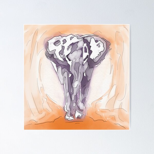 Item preview, Elephant Sunrise designed and sold by Social-T.