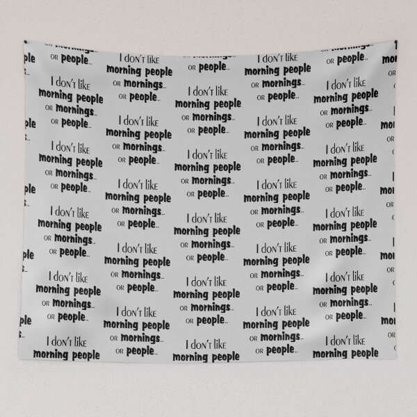 Item preview, I don't like morning people designed and sold by maofdvora.
