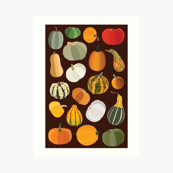 Pumpkins Art Print