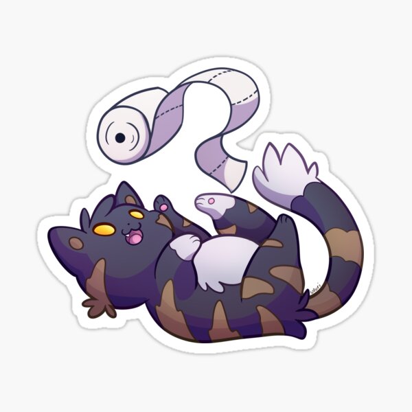 Toiletpaper Kitty Fiasco Sticker