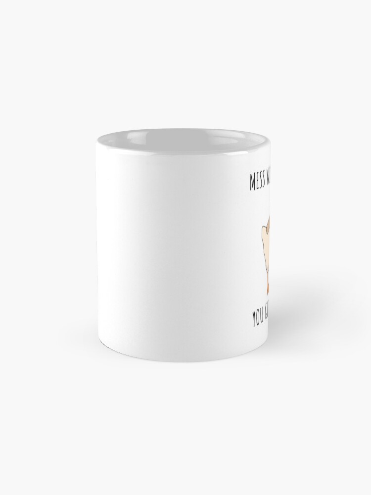 Alternate view of Goose Game| Mess With The Honk, You Get The Bonk Mug