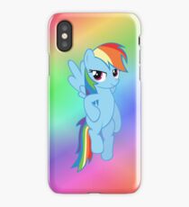Rainbow Dash - Flying iPhone Case