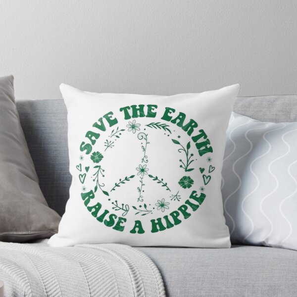 Item preview, Save the earth raise a hippie designed and sold by greenhouseproj.